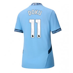 Manchester City Jeremy Doku #11 Hemmatröja Kvinnor 2024-25 Kortärmad